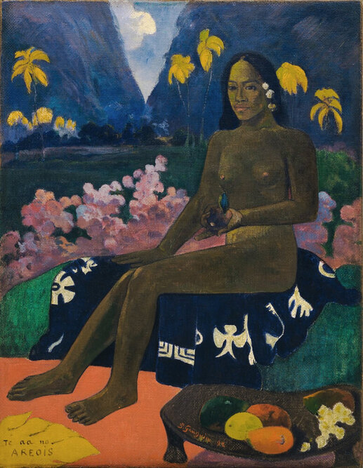 The Seed of the Areoi by Paul Gauguin in the Museum of Modern Art (MoMA) in New York