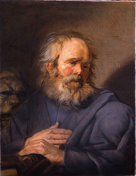 Saint Mark by Frans Hals in the Pushkin Museum in Moscow