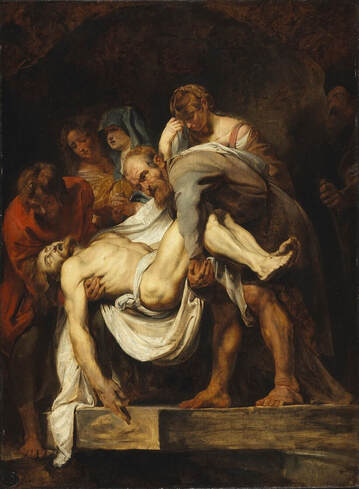 The Entombment by Peter Paul Rubens in the National Gallery of Canada