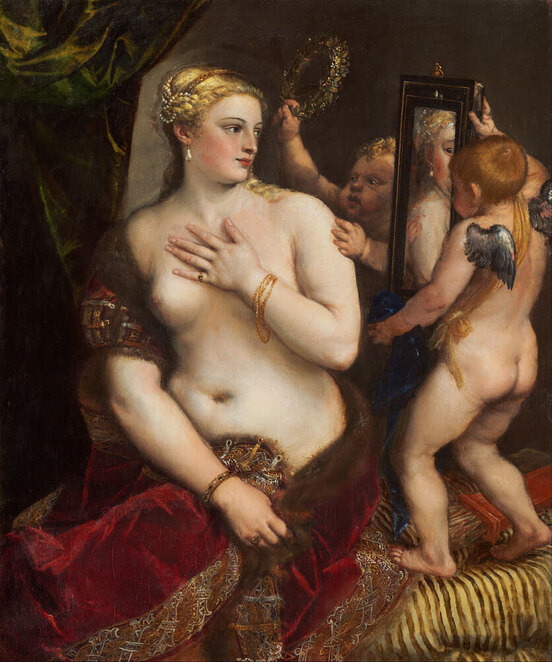 Venus with a Mirror by Titian in the National Gallery of Art in Washington, DC