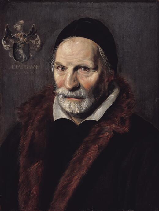 Portrait of Jacobus Hendricksz. Zaffius by Frans Hals in the Frans Hals Museum in Haarlem