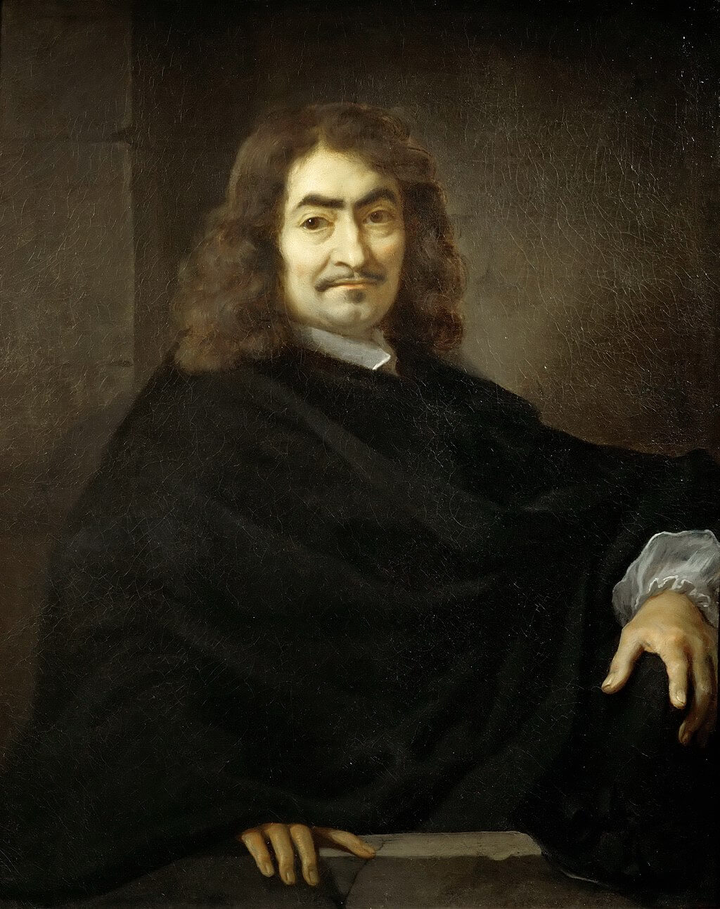 Portrait of Rene Descartes by Sébastien Bourdon