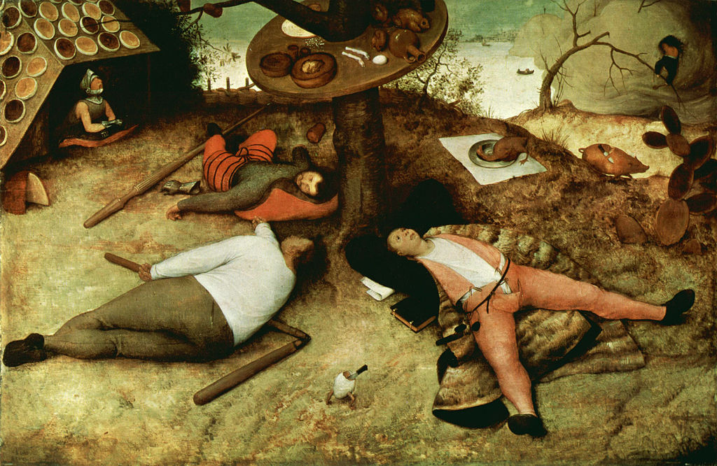 The Land of Cockaigne by Pieter Bruegel the Elder