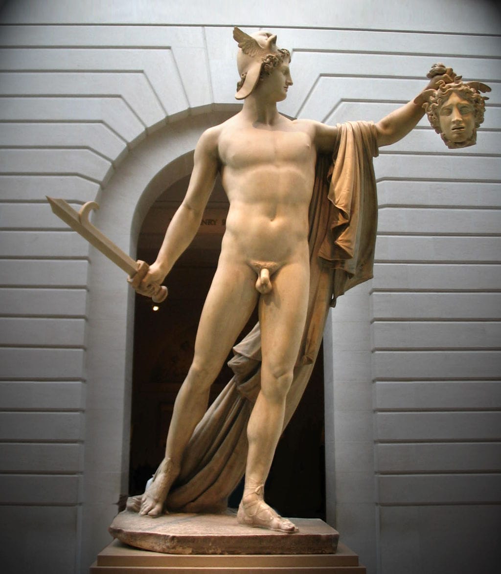 Perseus with the Head of Medusa by Antonio Canova in the Metropolitan Museum of Art
