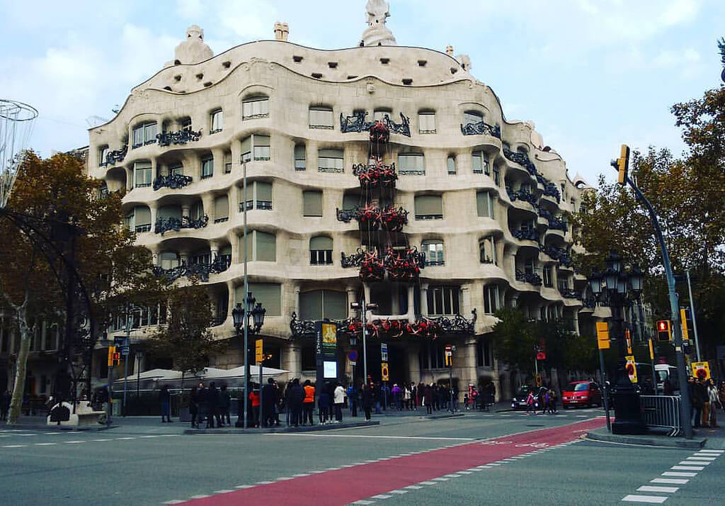 Casa Mila in Barcelona, Spain