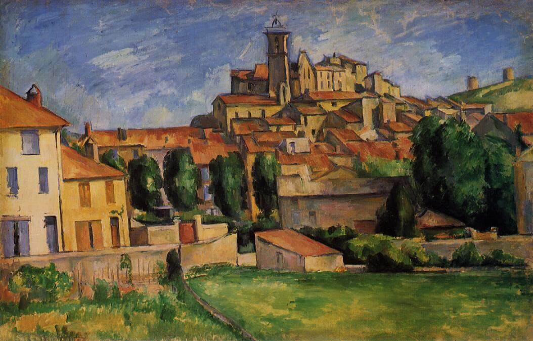 Gardanne (c. 1885) by Paul Cézanne in the Barnes Foundation