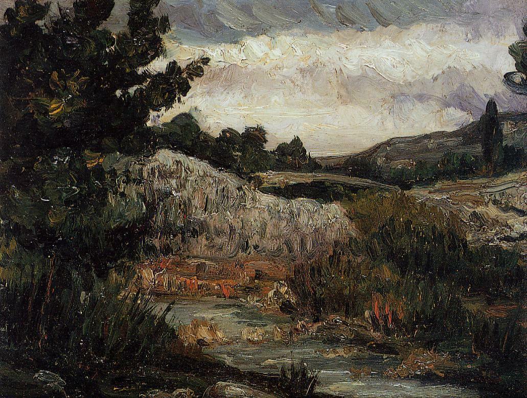 Mont Sainte-Victoire (1867) by Paul Cézanne