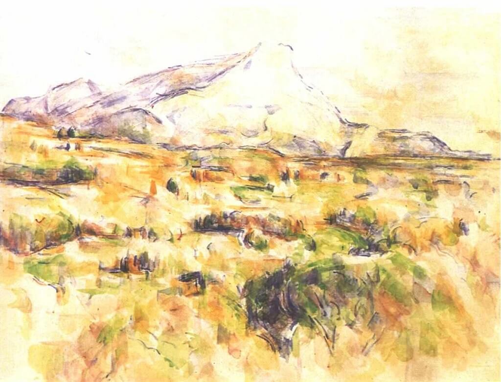 Mont Sainte-Victoire (1902) by Paul Cézanne