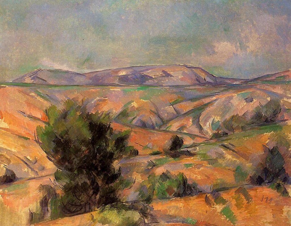 Mont Sainte Victoire Seen from Gardanne (1886) by Paul Cézanne