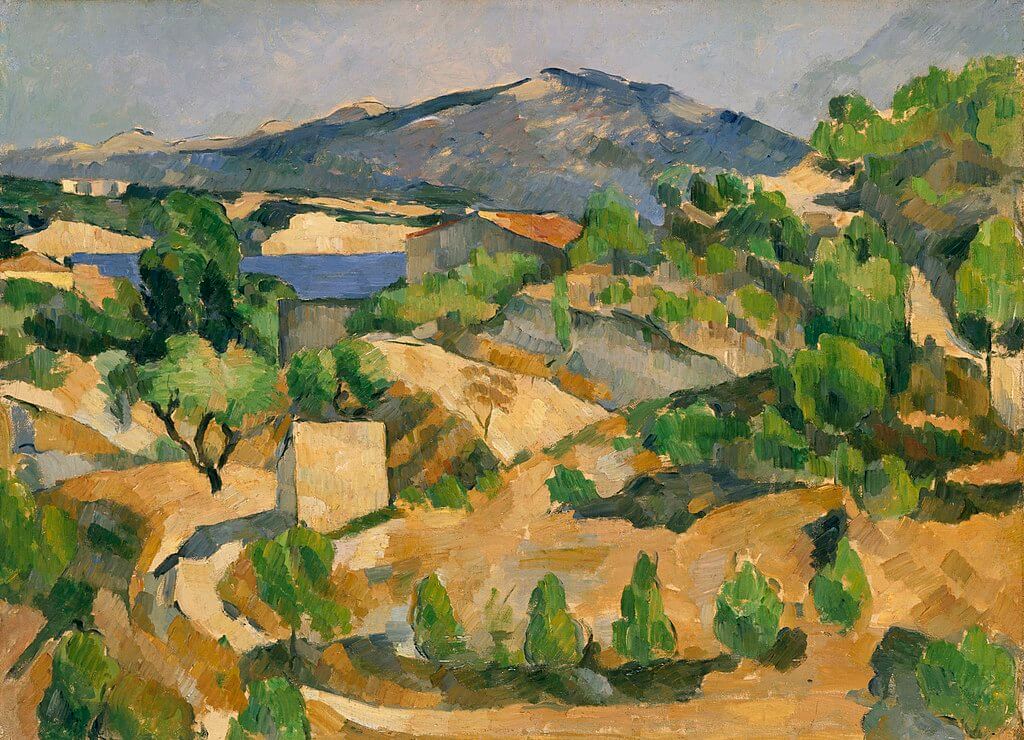 Mountains in the Provence (c. 1878-1884) by Paul Cezanne