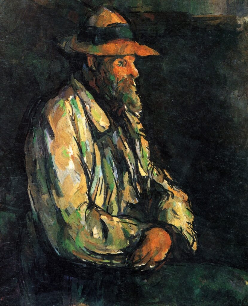 Portrait of Vallier (1906) by Paul Cézanne