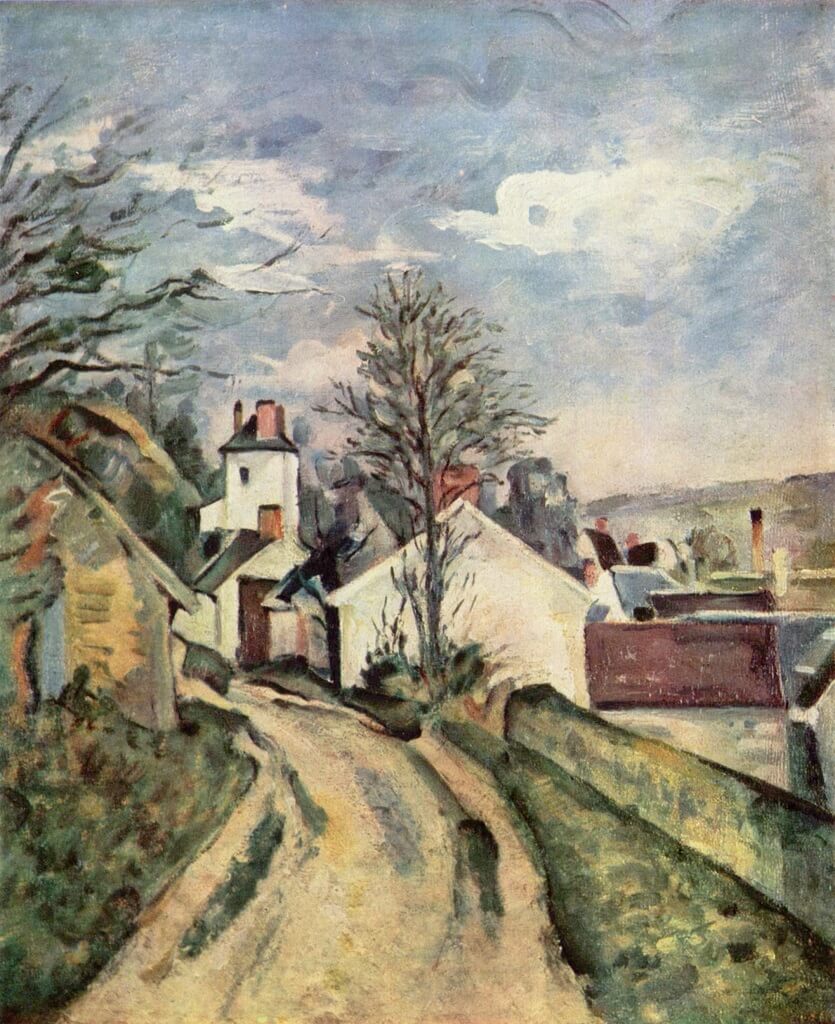 The House of Doctor Gachet in Auvers-sur-Oise (c. 1873) by Paul Cezanne