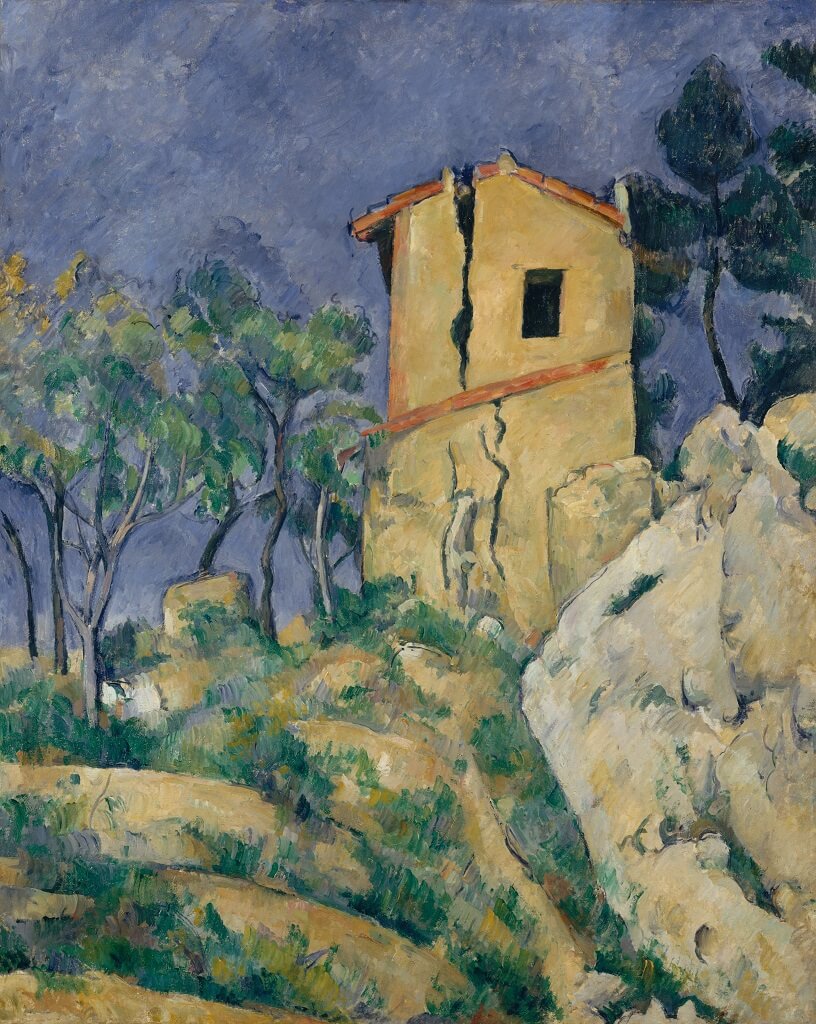 The House with the Cracked Walls (1892-1894) by Paul Cézanne