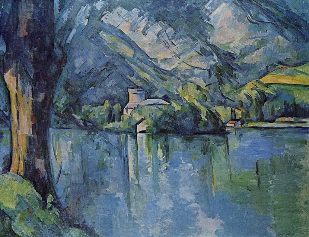 The Lac d'Annecy (1896) by Paul Cézanne
