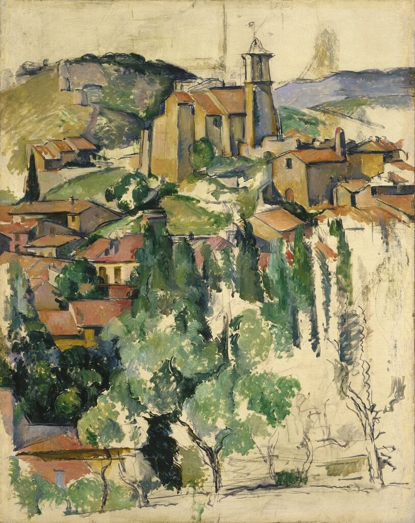 The Village of Gardanne (1885-1886) by Paul Cézanne