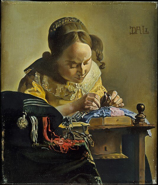 The Lacemaker by Salvador Dali in the Metropolitan Museum of Art in New York