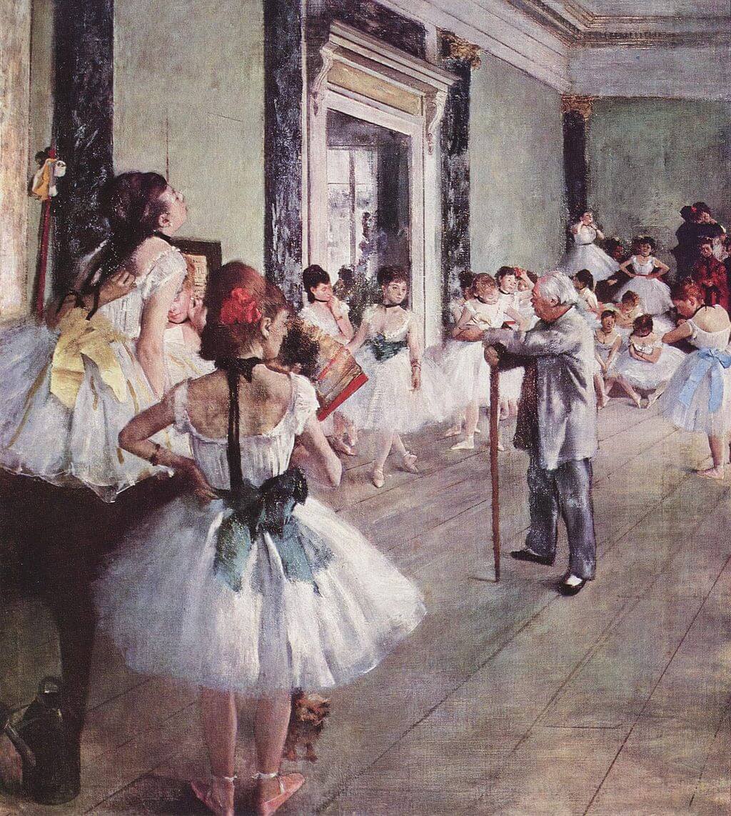 The Ballet Class in the Musée d’Orsay in Paris by Edgar Degas
