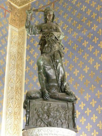 Judith and Holofernes by Donatello in the Palazzo Vecchio in Florence