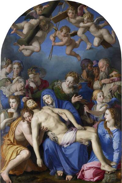 Deposition of Christ by Bronzino in the Palazzo Vecchio in Florence