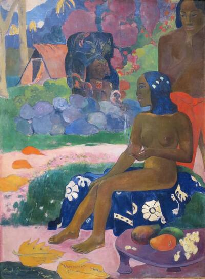 Her Name is Vaïraümati (or Vairaumati Tei Oa) by Paul Gauguin in the Pushkin Museum in Moscow