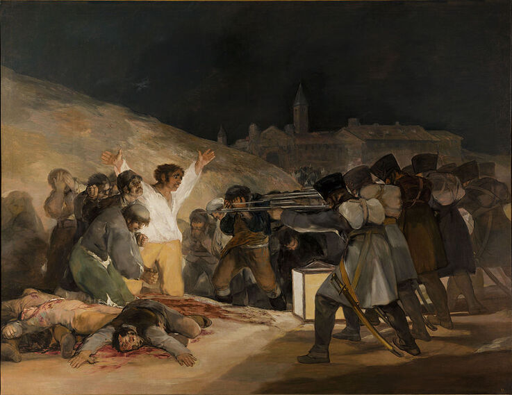 The Third of May 1808 by Francisco Goya in the Prado Museum in Madrid