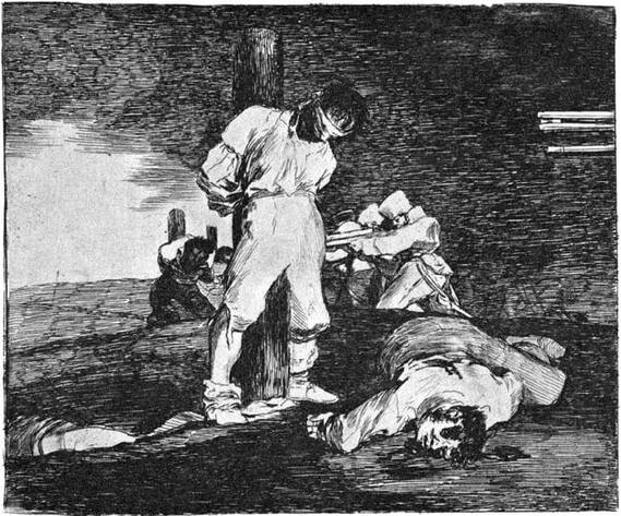  Y No Hai Remedio by Francisco Goya