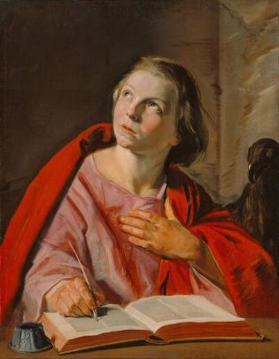 Saint John the Evangelist by Frans Hals in the J. Paul Getty Museum in Los Angeles