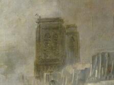 Detail of Notre Dame in Liberty Leading the People by Eugene Delacroix
