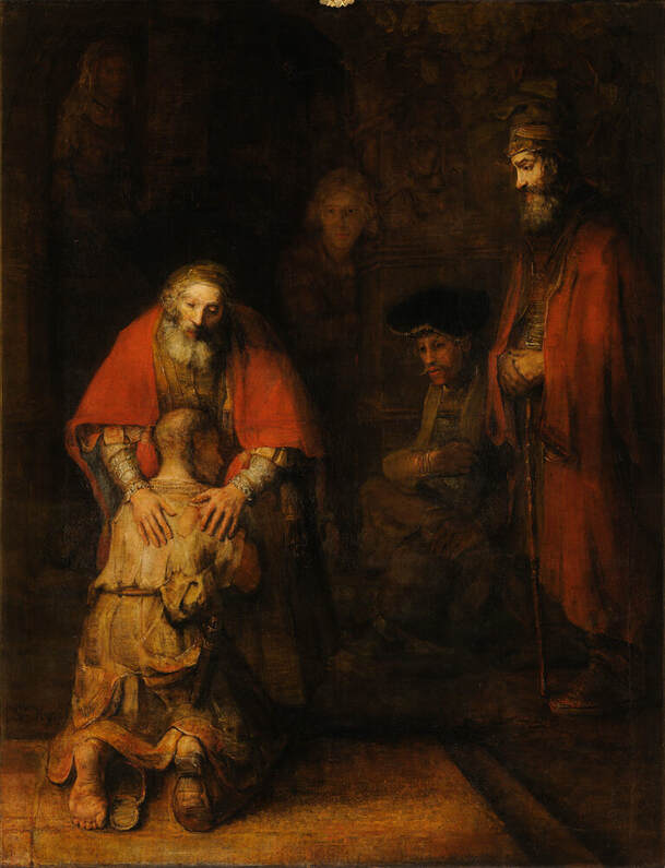 The Return of the Prodigal Son by Rembrandt in the Hermitage Museum in St. Petersburg