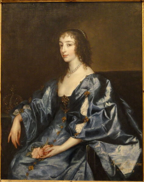 Queen Henrietta Maria of England by Anthony van Dyck in the San Diego Museum of Art