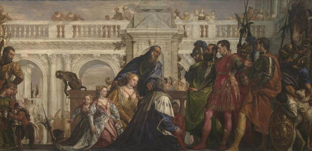 The Family of Darius before Alexander by Paolo Veronese in the National Gallery in London