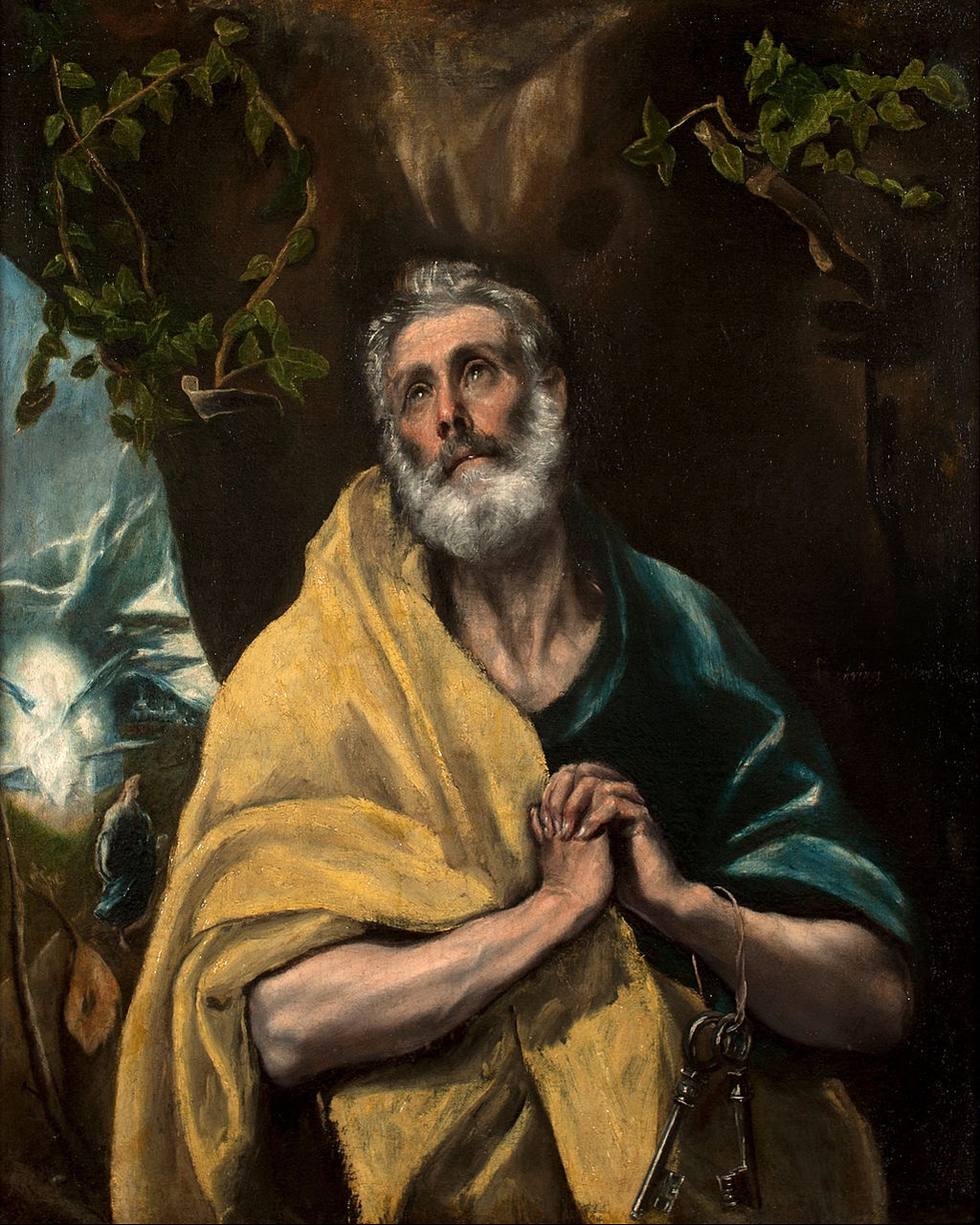 Saint Peter in Tears by El Greco (El Greco Museum)