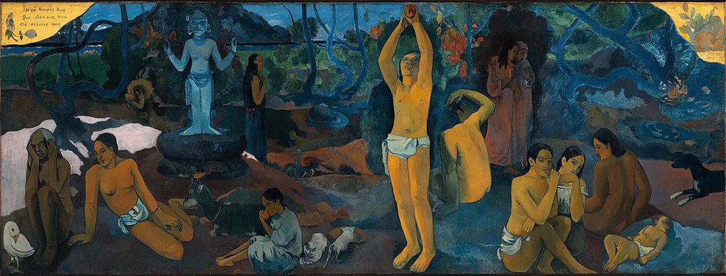 Where Do We Come From? What Are We? Where Are We Going? by Paul Gauguin in the Museum of Fine Arts in Boston