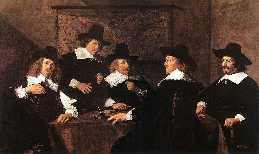 Regents of the St. Elisabeth Hospital by Frans Hals in the Frans Hals Museum in Haarlem