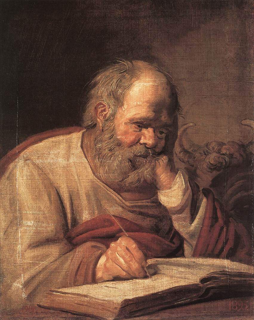 St. Luke by Frans Hals in the Odessa Museum of Western and Eastern Art
