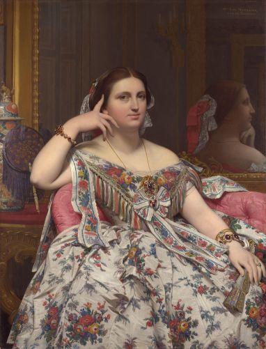 Madame Moitessier by Jean-Auguste-Dominique Ingres in the National Gallery in London
