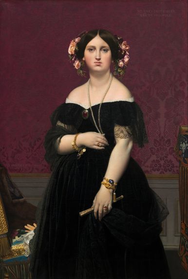 Madame Moitessier by Jean-Auguste-Dominique Ingres in the National Gallery of Art in Washington, DC