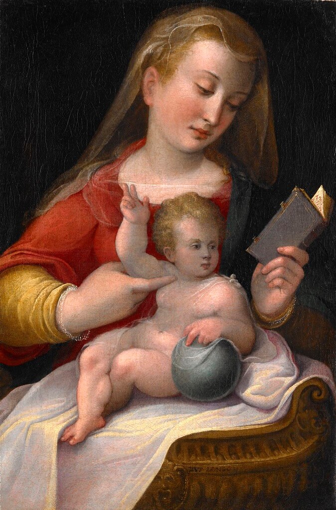 Madonna and Child (c. 1580-1585) by Barbara Longhi in the Indianapolis Museum of Art