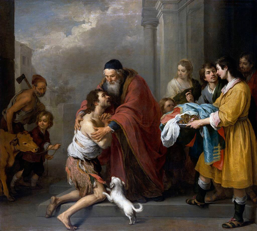 The Return of the Prodigal Son by Bartolomé Esteban Murillo in the National Gallery of Art