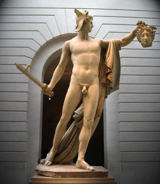 Perseus with the Head of Medusa by Antonio Canova in the Metropolitan Museum of Art in New York