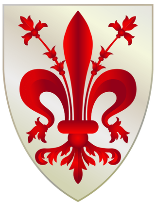 Coat of arms of the city of Florence, Italy
