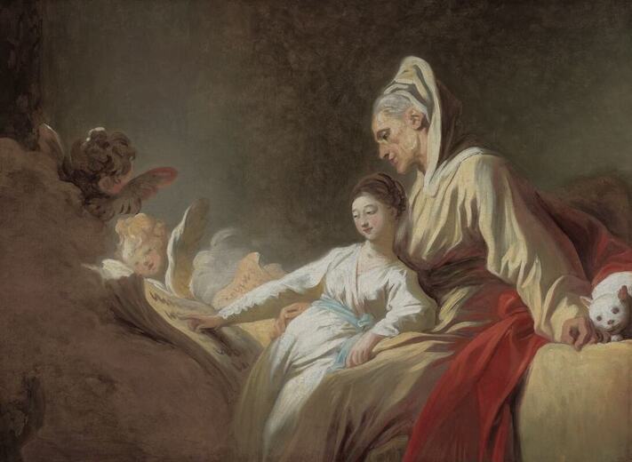 Education of the Virgin by Jean-Honore Fragonard in the Legion of Honor Museum in San Francisco