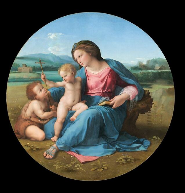 Alba Madonna by Raphael in the National Gallery of Art in Washington, DC