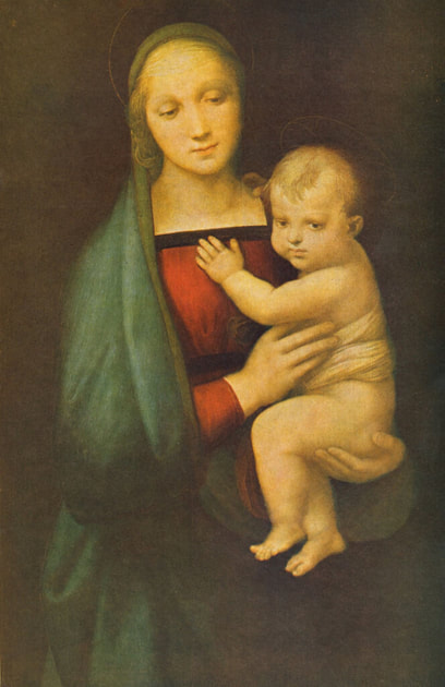 Madonna of the Grand Duke by Raphael in the Palazzo Pitti in Florence