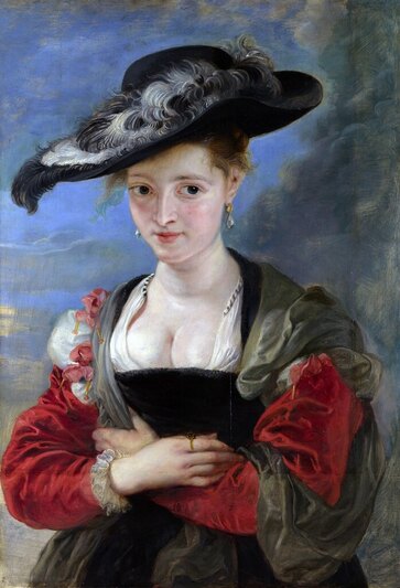 Portrait of Susanna Lunden (c. 1622-1625) by Peter Paul Rubens in the National Gallery