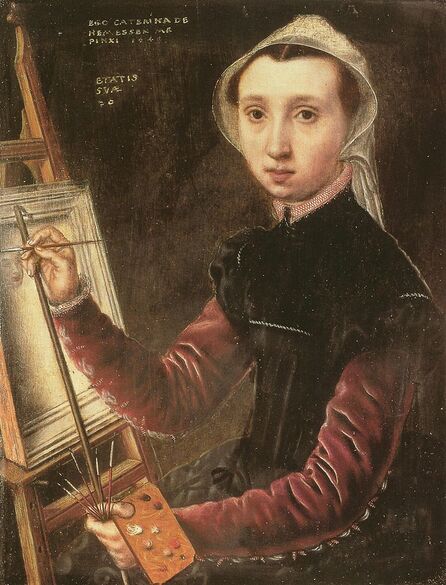 Self Portrait (1548) by Catharina van Hemessen in the Kunstmuseum Basel