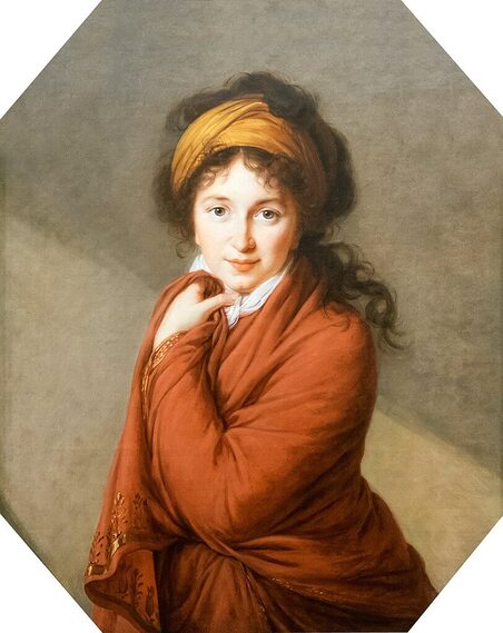 Portrait of Countess Golovine by Élisabeth Vigée Le Brun in The Barber Institute of Fine Arts 