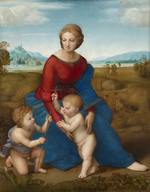 Madonna of the Meadow by Raphael in the Kunsthistorisches Museum in Vienna