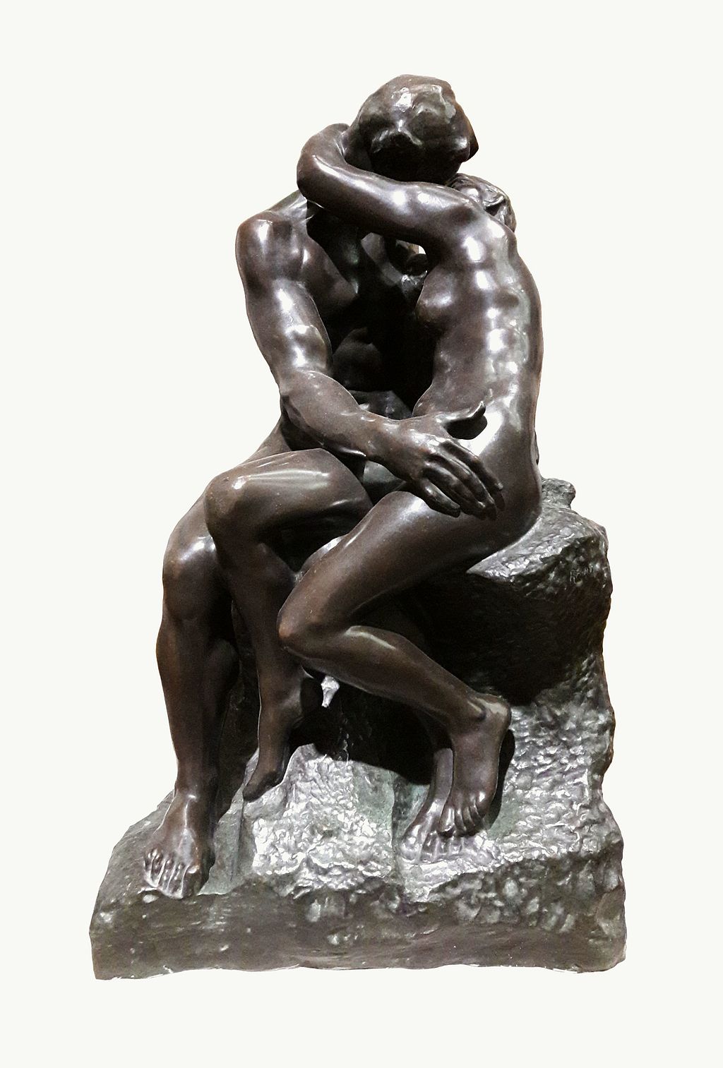 The Kiss by Auguste Rodin - bronze version