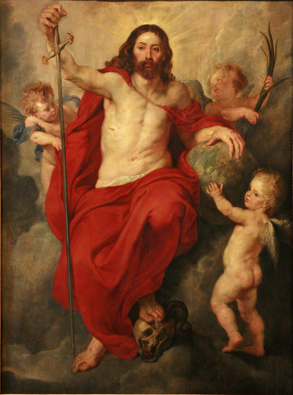 Christ Triumphant over Sin and Dead by Peter Paul Rubens in the Musée des Beaux-Arts